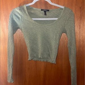 💖5 for 25/Forever 21 cropped long sleeve